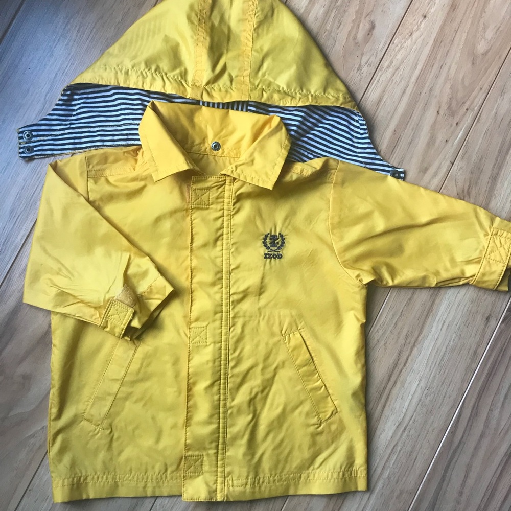 IZOD yellow raincoat
